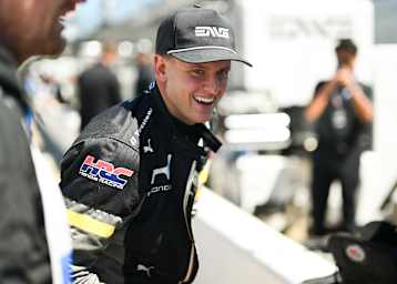 Mick Schumacher beim Training fürs Indy500