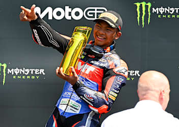 Moto3-Rookie Hakim Danish