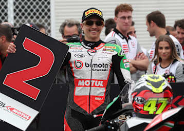 Axel Bassani jubelte am Sonntag über zwei zweite Plätze