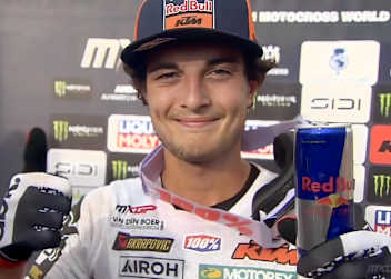 Lucas Coenen gewann das MXGP Qualifikationsrennen in Almonte