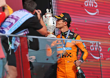 Lando Norris nach seinem Sieg im Ungarn-GP