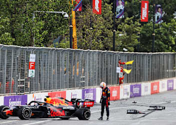 Max Verstappen in Baku 2021