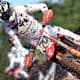 Foxhills: Sturz von Lucas Coenen, Ruben Fernandez (HRC) startet von Pole