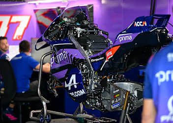 Die Yamaha M1 mit V4-Motor