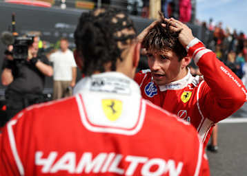 Lewis Hamilton und Charles Leclerc