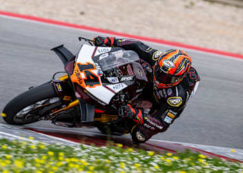 Sam Lowes fuhr die schnellste Zeit beim Freitagstest in Portimao
