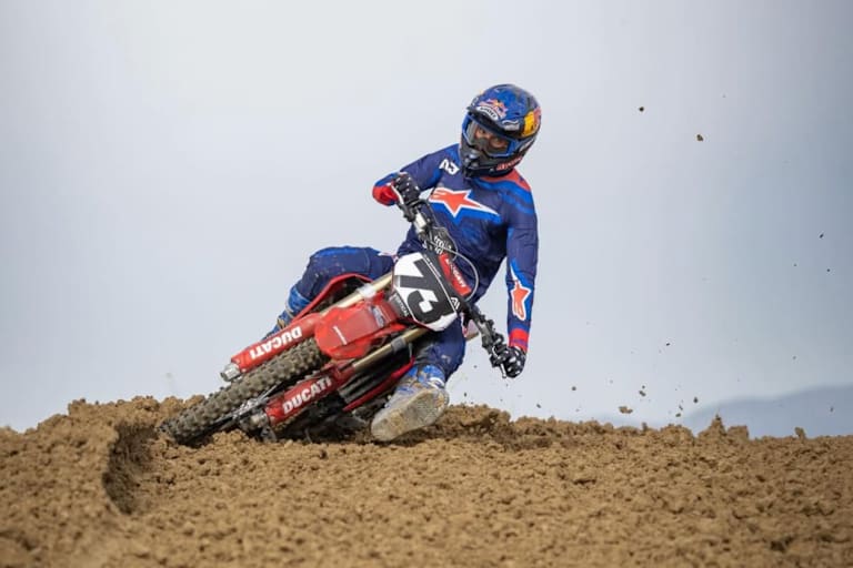 Alex Marquez auf der MX-Ducati