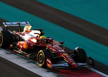 Lewis Hamilton in Abu Dhabi