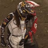 Malcolm Stewart wurde in Anaheim von der Medical Crew versorgt