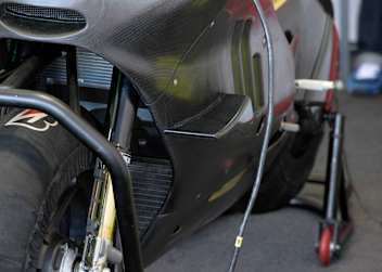 Valencia-Test 2010: Flügel an der Ducati Desmosedici von Valentino Rossi