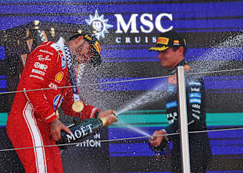 Lewis Hamilton und Lando Norris in Barcelona