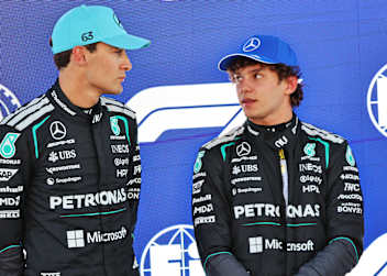George Russell und Kimi Antonelli