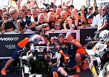Triumph in Österreich für Red Bull KTM Factory Racing mit Pedro Acosta