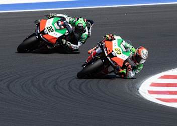 Axel Bassani und Alex Lowes duellierten sich um Rang 4