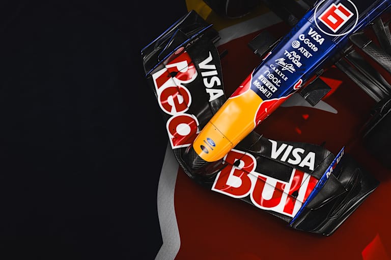 Das Red Bull-Logo hat einen weissen Hintergrund – das gefällt Verstappen 