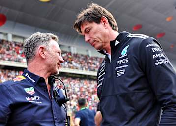 Christian Horner und Toto Wolff in China 2025