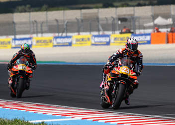Enea Bastianini erlebte am Sonntag ein turbulentes MotoGP-Rennen