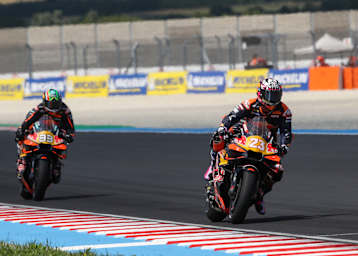 Enea Bastianini erlebte am Sonntag ein turbulentes MotoGP-Rennen