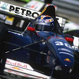 Schon 1995 prangten die Logos von Red Bull und Ford auf einem Formel-1-Auto