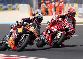 Marc Marquez lieferte sich mit Pedro Acosta ein sehenswertes Duell