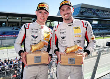 Colin Jamie Bönighausen (rechts) siegte auf dem Red Bull Ring