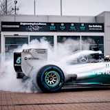 Fred Vesti liess in Brixworth die Reifen rauchen 