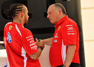 Lewis Hamilton und Fred Vasseur