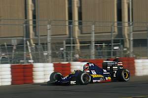 Eric van de Poele in Phoenix 1991 mit dem Team Modena-Lamborghini