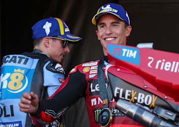 Marc Marquez kam vor Bruder Alex ins Ziel