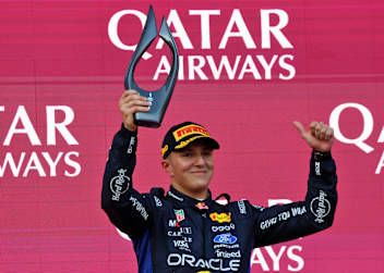 Isack Hadjar holte in Baku sein drittes Podium