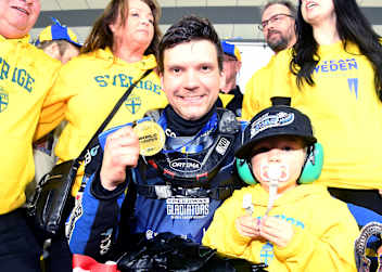 Eisspeedway-Weltmeister Niclas Svensson