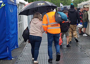 Auch am Donnerstag auf der Isle of Man nichts als Regen