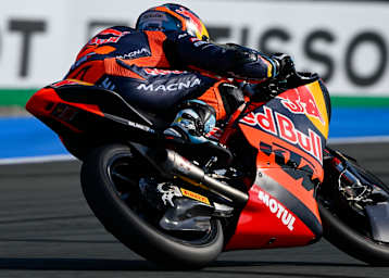 Im Finale gelang Valentin Perrone (Tech3) die Moto3-Bestzeit