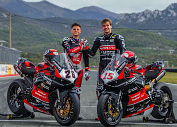 Marcel Brenner (re.) mit Daniel Blin