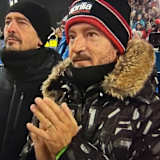 Max Biaggi als Gast beim Damen-Slalom in Flachau