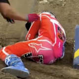 Eli Tomac stürzte in Cleveland