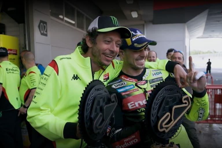Valentino Rossi und Fabio Di Giannantonio