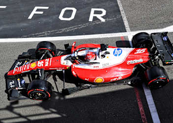 Charles Leclerc im Ferrari
