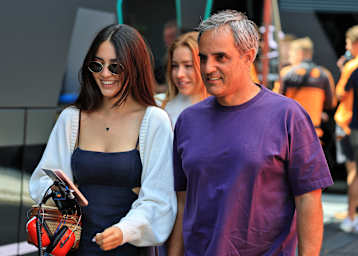 Juan-Pablo Montoya mit seiner Tochter Manuela