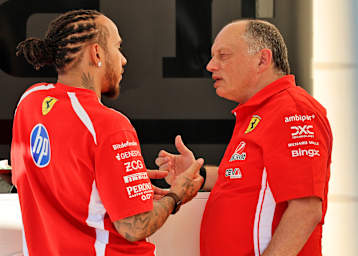 Lewis Hamilton und Fred Vasseur