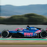 Franco Colapinto mit dem Rennwagen von Alpine-Mercedes