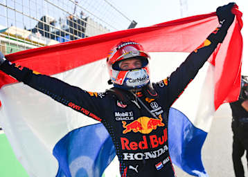 Max Verstappen nach seinem Heimsieg in Zandvoort 2021