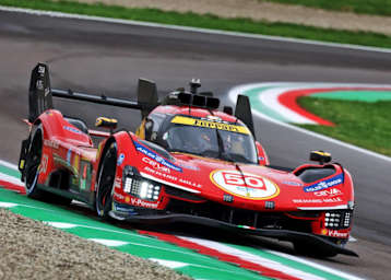 Der Ferrari 499P von Fuoco/Molina/Nielsen