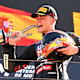Im Toilettenhäuschen: Manuel Gonzalez feierte wie einst Valentino Rossi