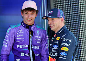 Kimi Antonelli und Max Verstappen