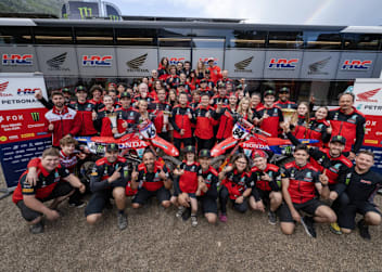 Honda hat aufgerüstet in der Motocross-WM