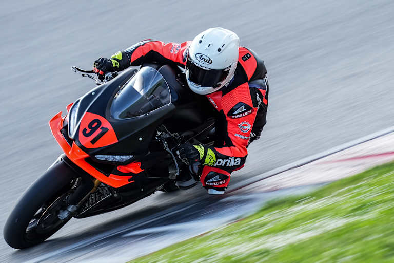 Matteo Vannucci auf der Aprilia RS 660 Factory