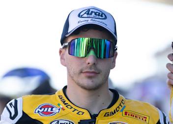 Lorenzo Baldassarri kämpfte in Portimao mit starken körperlichen Problemen