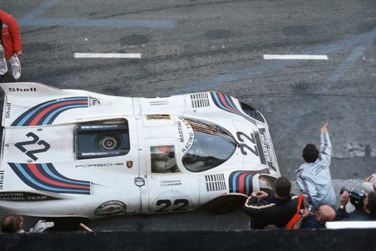 Mit dem Porsche 917 und Helmut Marko gewann van Lennep 1971 in Le Mans