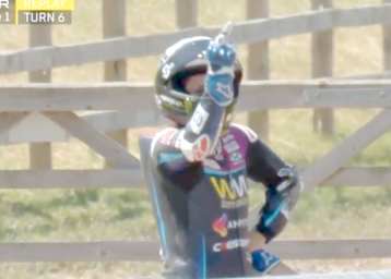Beatriz Neila zeigte Rivalin Maria Herrera den Stinkefinger